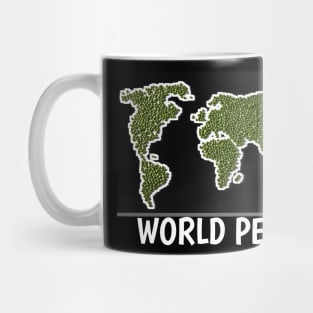 funny world peas world of peace Mug